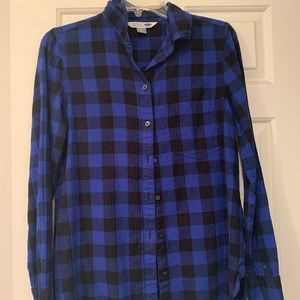 Plaid button up shirt